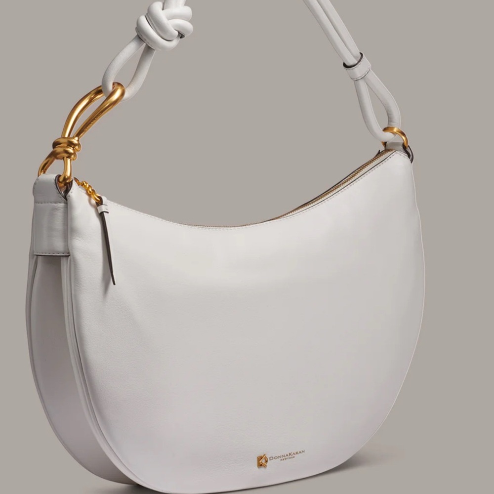 White Leather Shoulder Bag